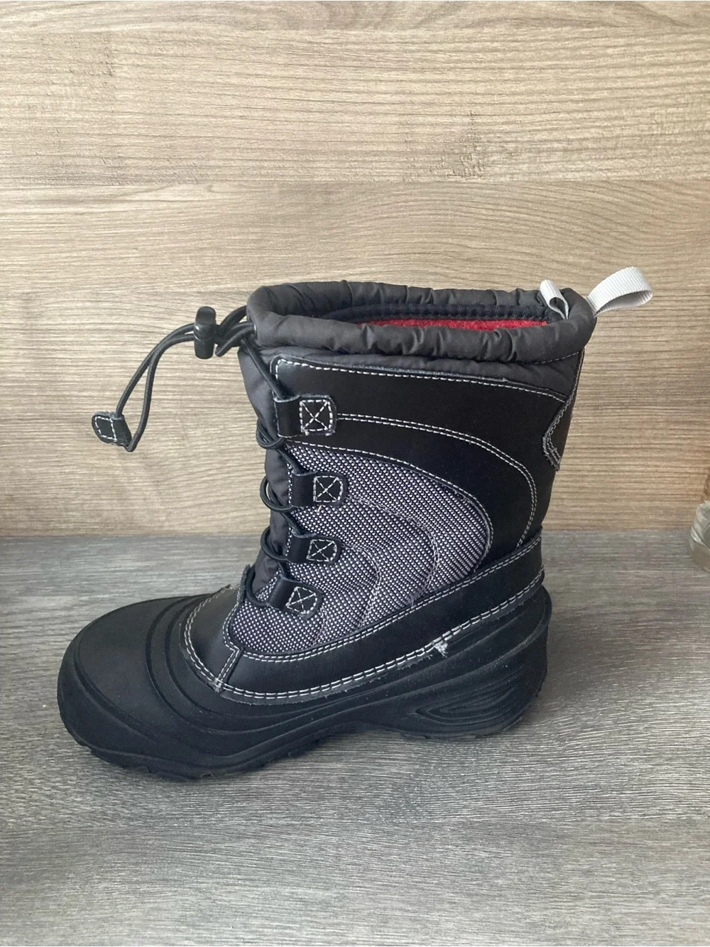 The North Face Snow Boots Thermal Felt Lined Size 5 Youth